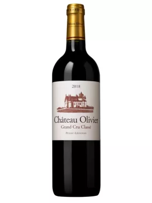 Вино Chateau Olivier Rouge, Grand Cru Classe de Graves Pessac-Leognan AOC 2018, 0.75 л