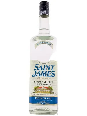 Ром Saint James Rhum Blanc (40%), Martinique AOC 0.7 л