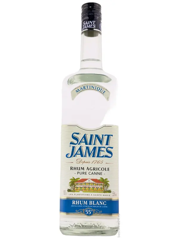 Saint James Rhum Blanc (40%), Martinique AOC