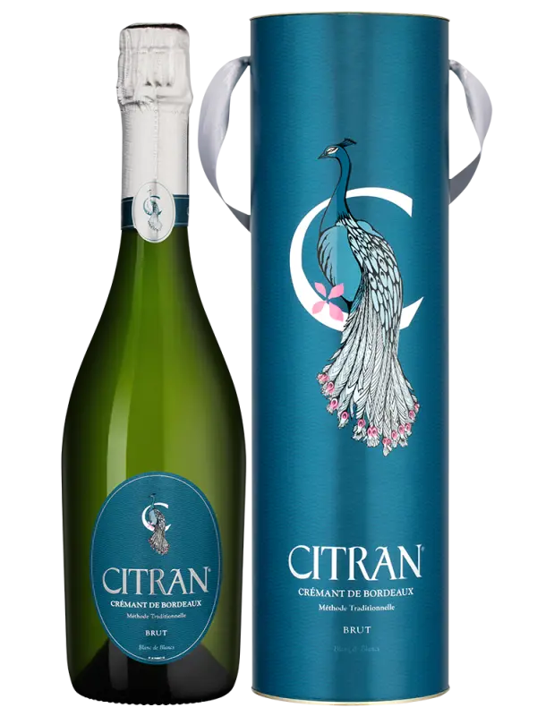 Chateau Citran, Citran Cremant de Bordeaux AOC, in tube