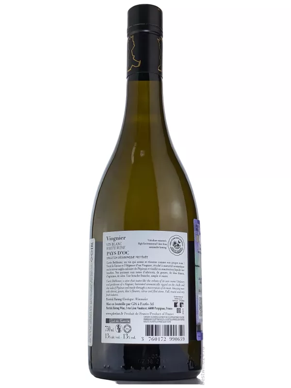 Pierrick Harang, Cuvee Balthazar Viognier, Pays d'Oc IGP