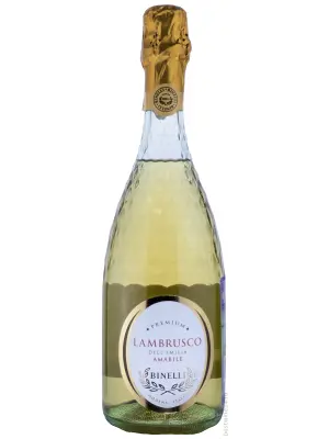 Binelli Premium Lambrusco Bianco Amabile, Dell'Emilia IGT 0.75 л
