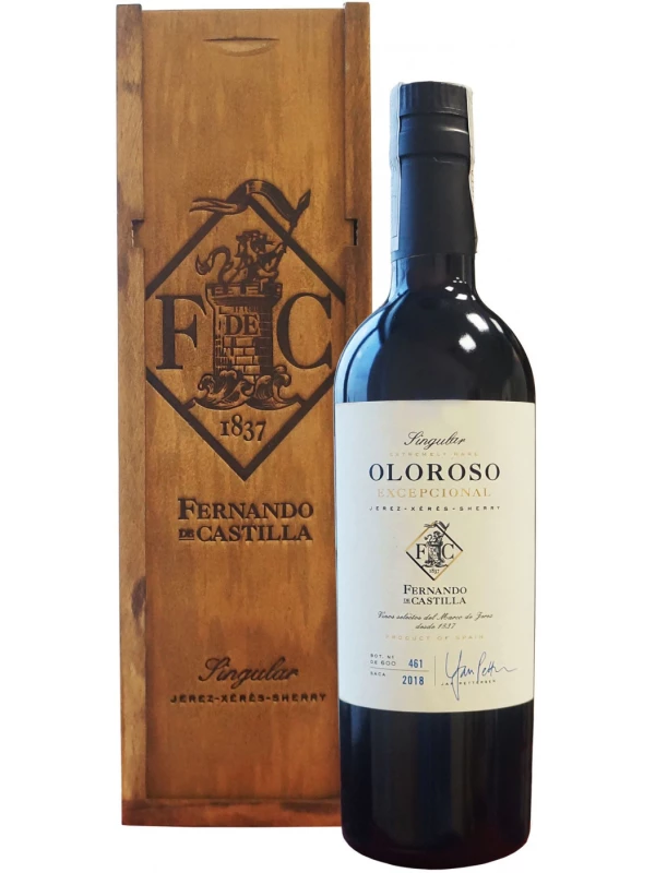 Fernando de Castilla, Singular Oloroso Excepcional, wooden box