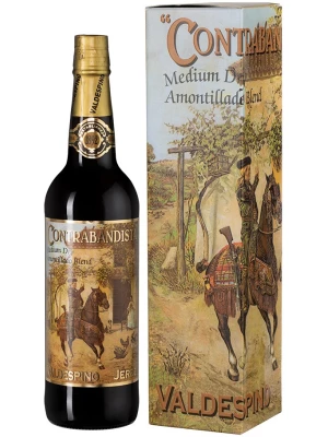 Херес Valdespino Amontillado Contrabandista, gift box 0.75 л