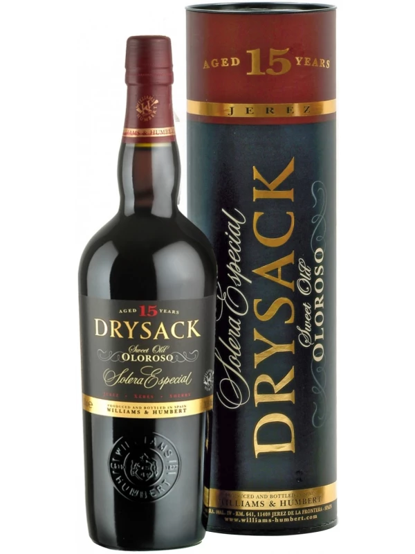 Dry Sack Solera Especial 15 Anos, gift tube
