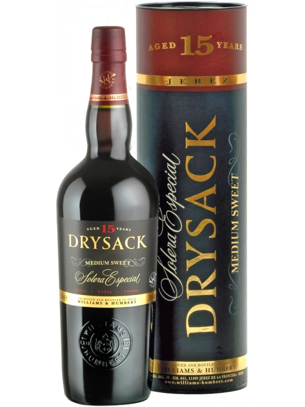 Dry Sack Solera Especial 15 Anos, gift tube
