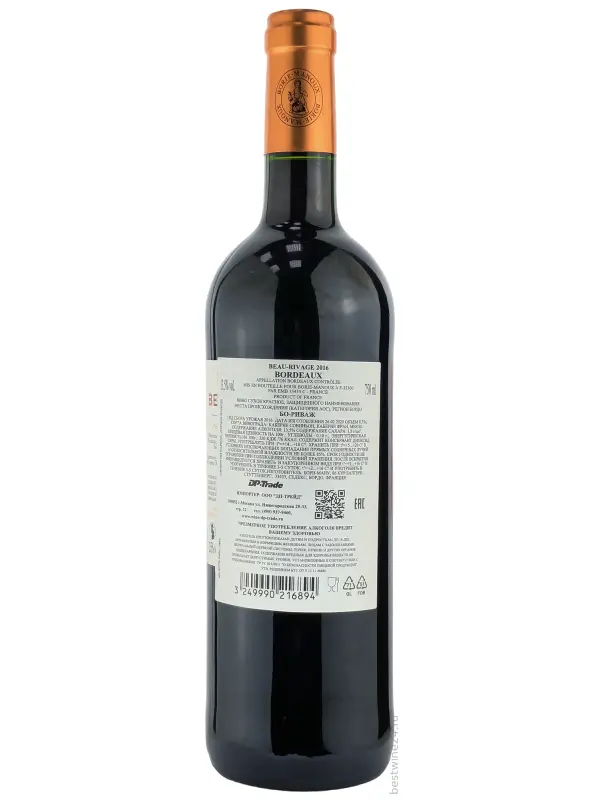 Borie-Manoux, Beau-Rivage Rouge, Bordeaux AOC