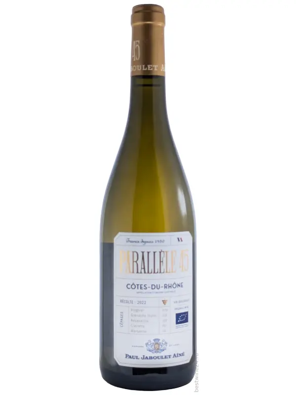 Paul Jaboulet Aine, Parallele 45 Blanc BIO, Cotes du Rhone AOC