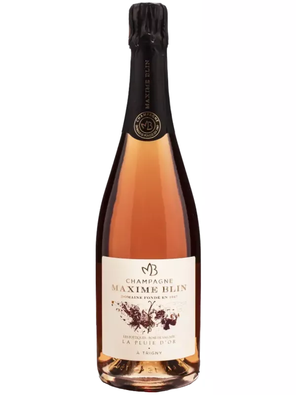 Champagne Maxime Blin, La Pluie d'Or Rosè de Saignee Brut