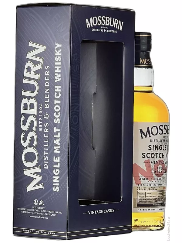 Mossburn Craigellachie 16 Years Old Vintage Casks, gift box