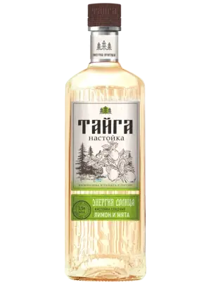 Настойка Тайга Энергия Солнца Лимон и Мята 0.5 л
