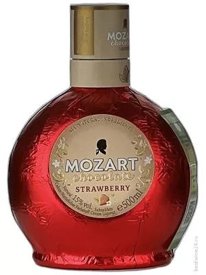 Ликер Mozart White Chocolate Cream Strawberry 0.5 л