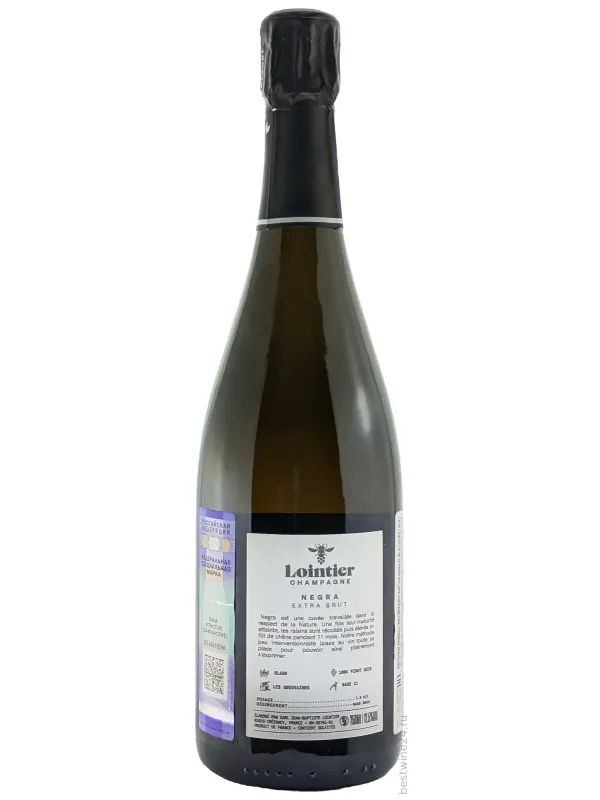 Lointier, Negra Extra Brut, Champagne AOC