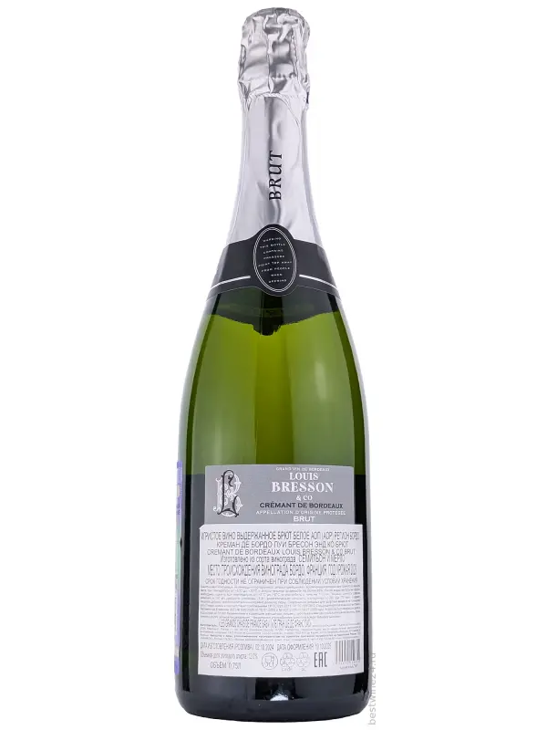 Louis Bresson & Co, Cremant de Bordeaux AOP Brut
